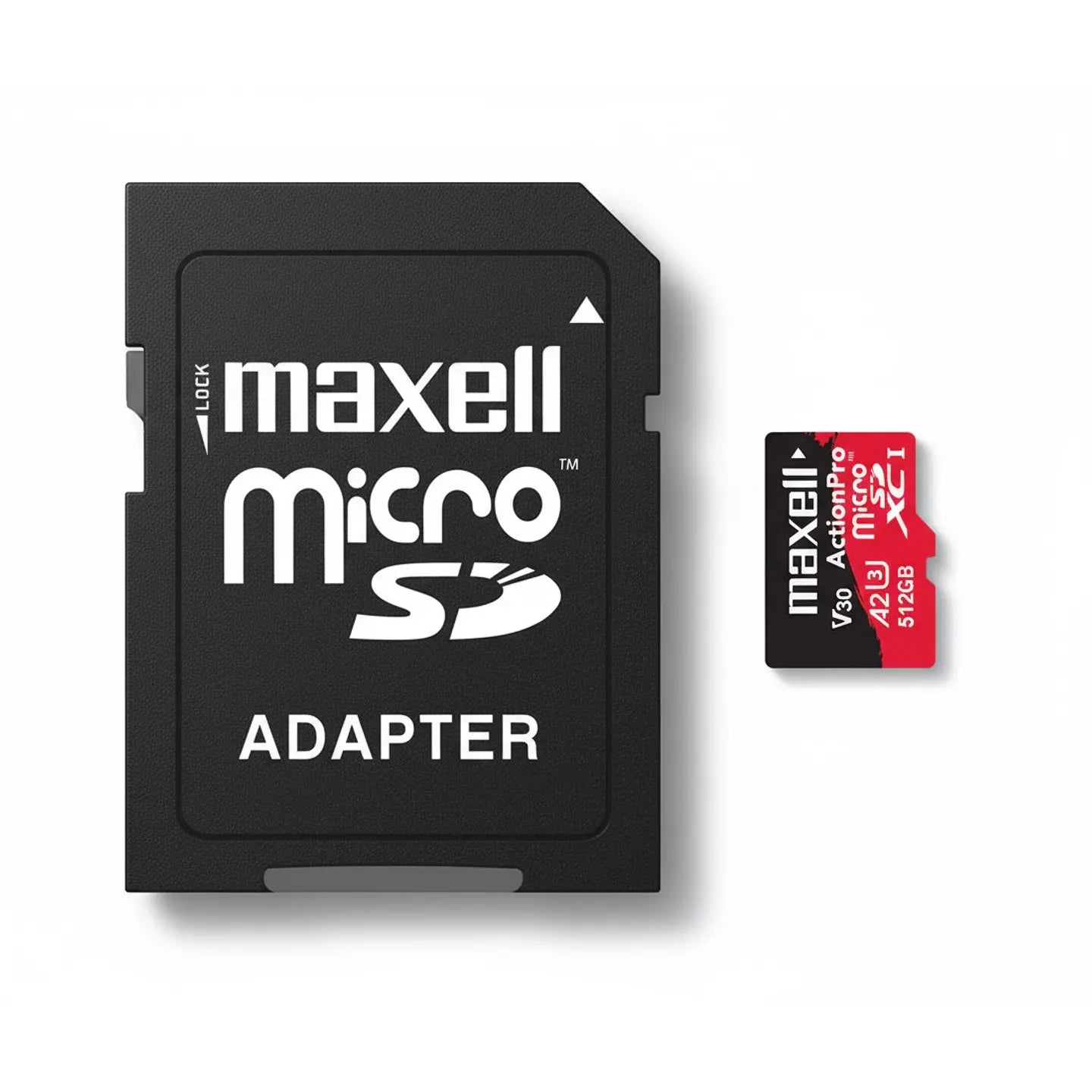 Tarjeta MicroSD Maxell 512GB UH-3 8K A2 180MB/S