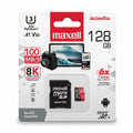 Tarjeta MicroSD Maxell 128GB UH-3 8K 100mb V30